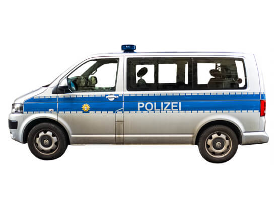 Polizei-Streifenwagen